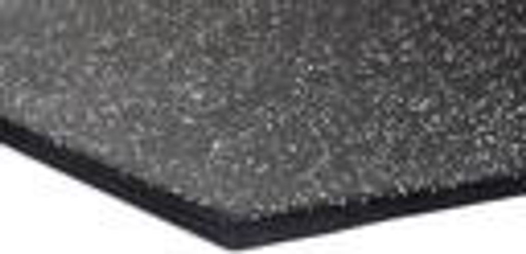 Mosolut Fitness Doppelschichtplatte 100 x 100 cm, schwarz mit 10% grauem EPDM 30mm MSFT016