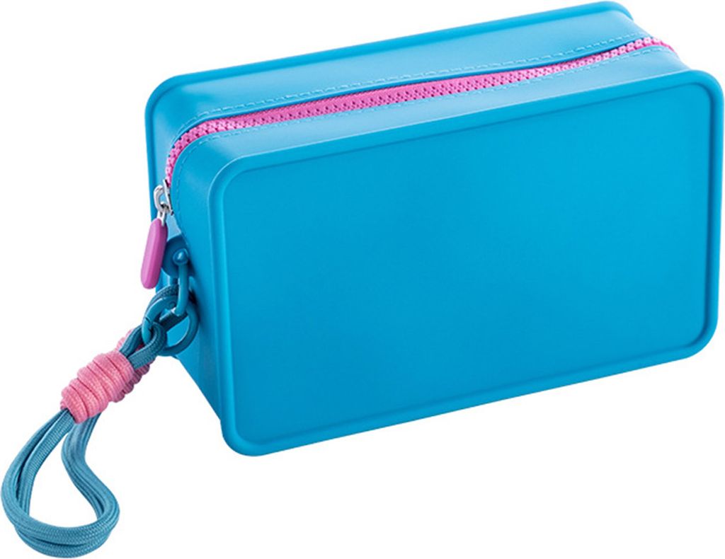 Silikon-Kosmetiktasche, Make-up-Pinsel-Organizer, Reißverschluss, große Kapazität, wasserdichte Kulturtasche, tragbare Kosmetiktasche