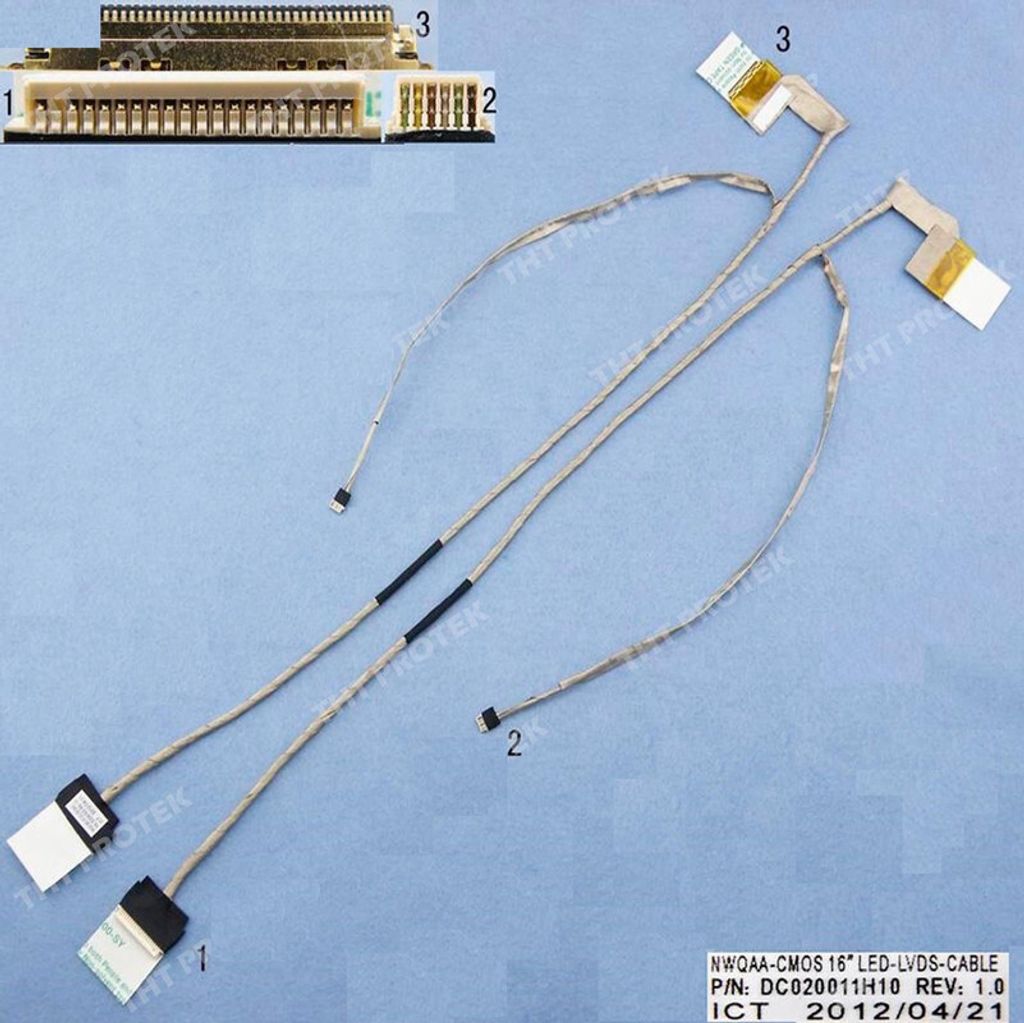 Displaykabel LCD screen Video cable / LED kompatibel für Toshiba Satellite L670-10P