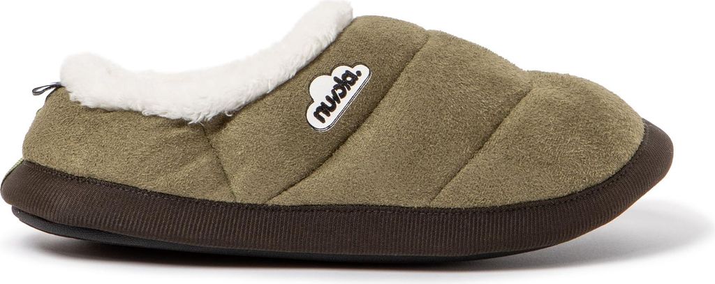NUVOLA. Hausschuhe für Herren Damen rutschfester Sohle warm gepolstert bequem grün 44-45 - UNVEL