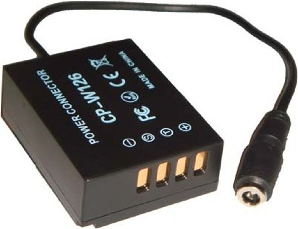 vhbw DC Kuppler Netzadapter kompatibel mit Fujifilm X-T1, X-E2, X-E2S, X-M1, X-Pro3, X-Pro2, X-H1, X-Pro 1 Kamera, Digitalkamera, DSLR, Spiegelreflex