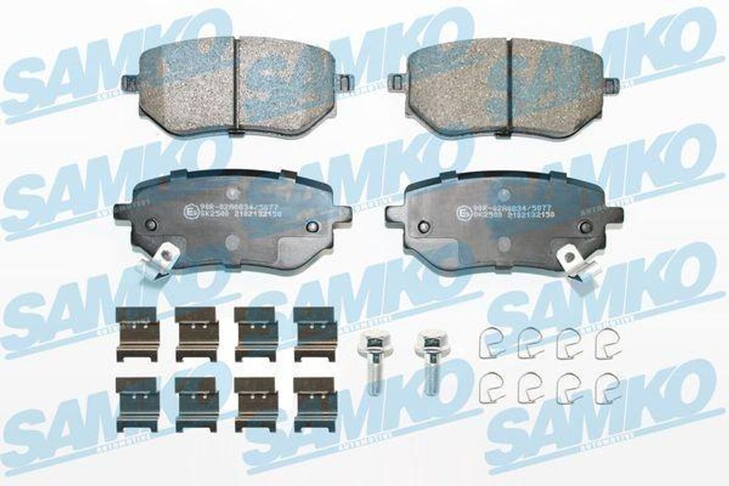 SAMKO Bremsbeläge Satz Hinten Bremsklötze passend für MERCEDES-BENZ X-Klasse Pickup (470) 5SP2150K