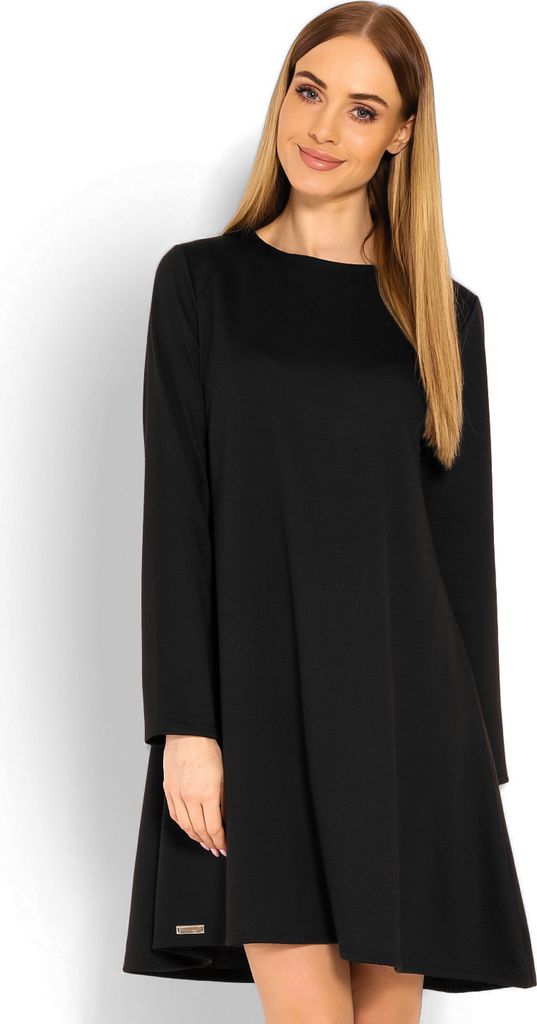 PeeKaBoo Damenkleid in A-Linie Slohn schwarz S/M