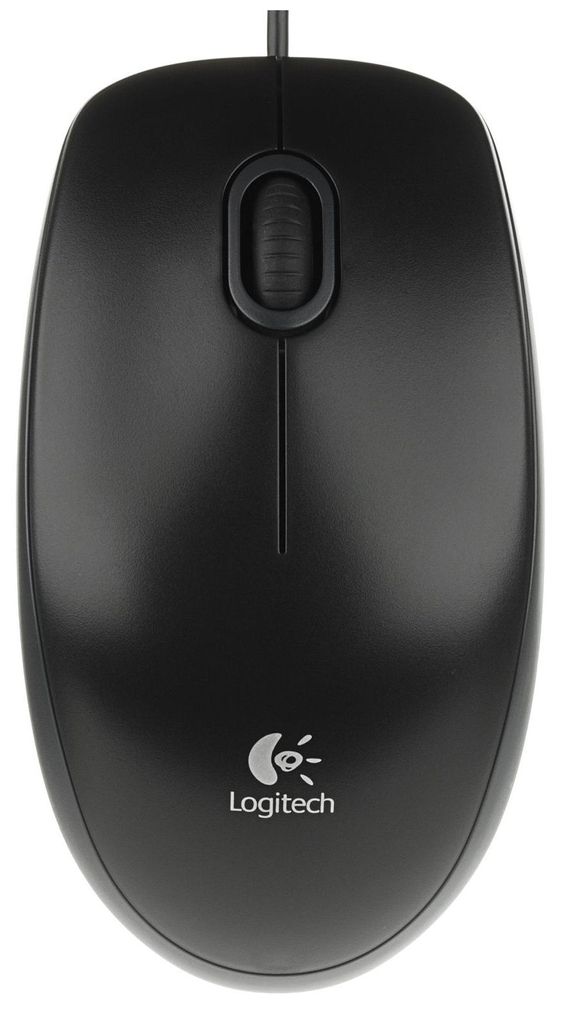 Logitech B100, Beidhändig, Optisch, USB Typ-A, 800 DPI, Produktbild 