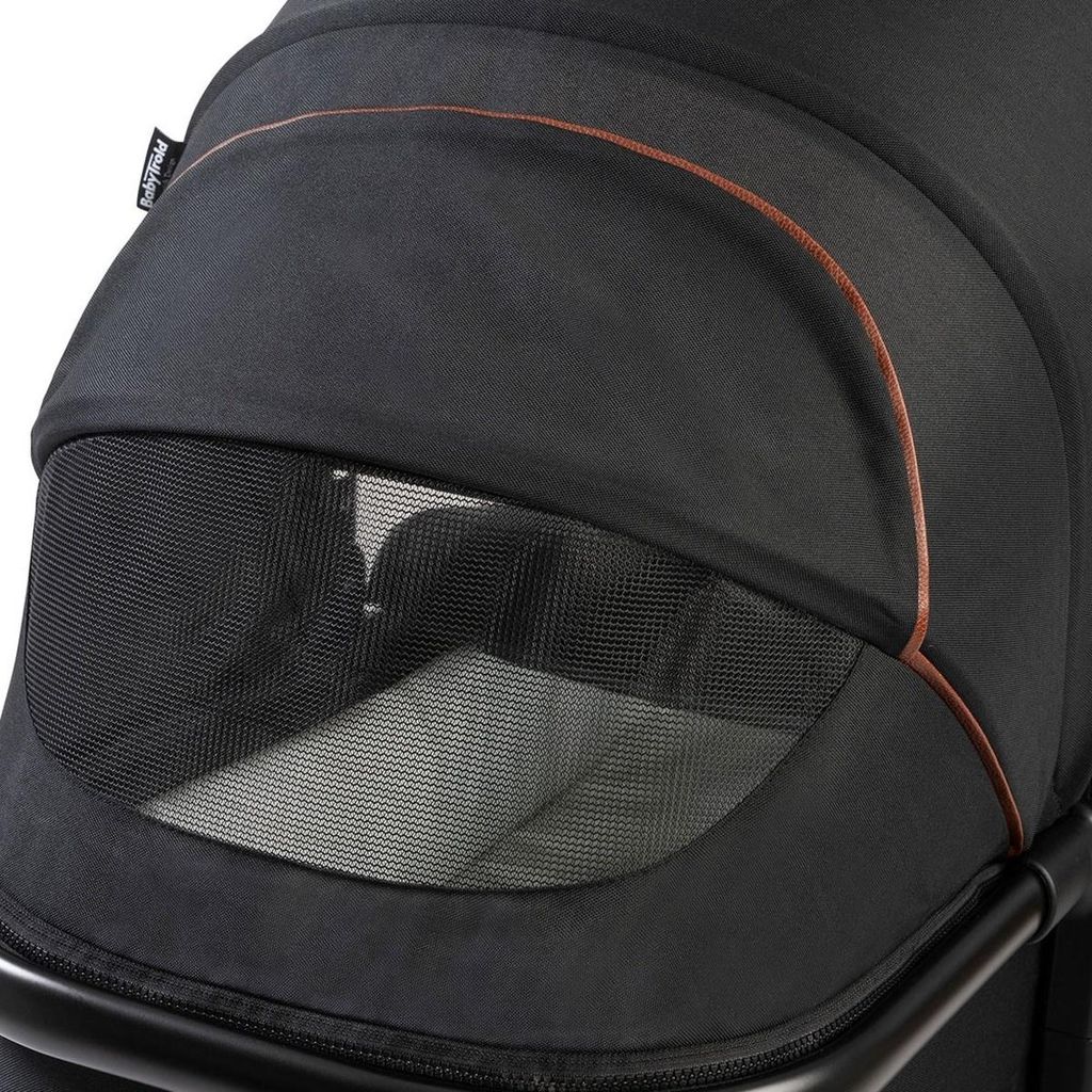 BabyTrold Alex 2in1 Kinderwagen Night mit Babywanne, Sportsitz und Fußsack