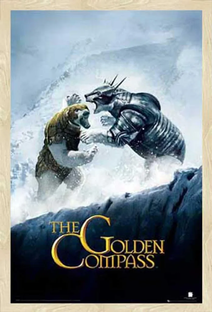 Cadre Shinsuke Chêne pour Poster 61x91,5 cm : Affiche Golden Compass Incluse