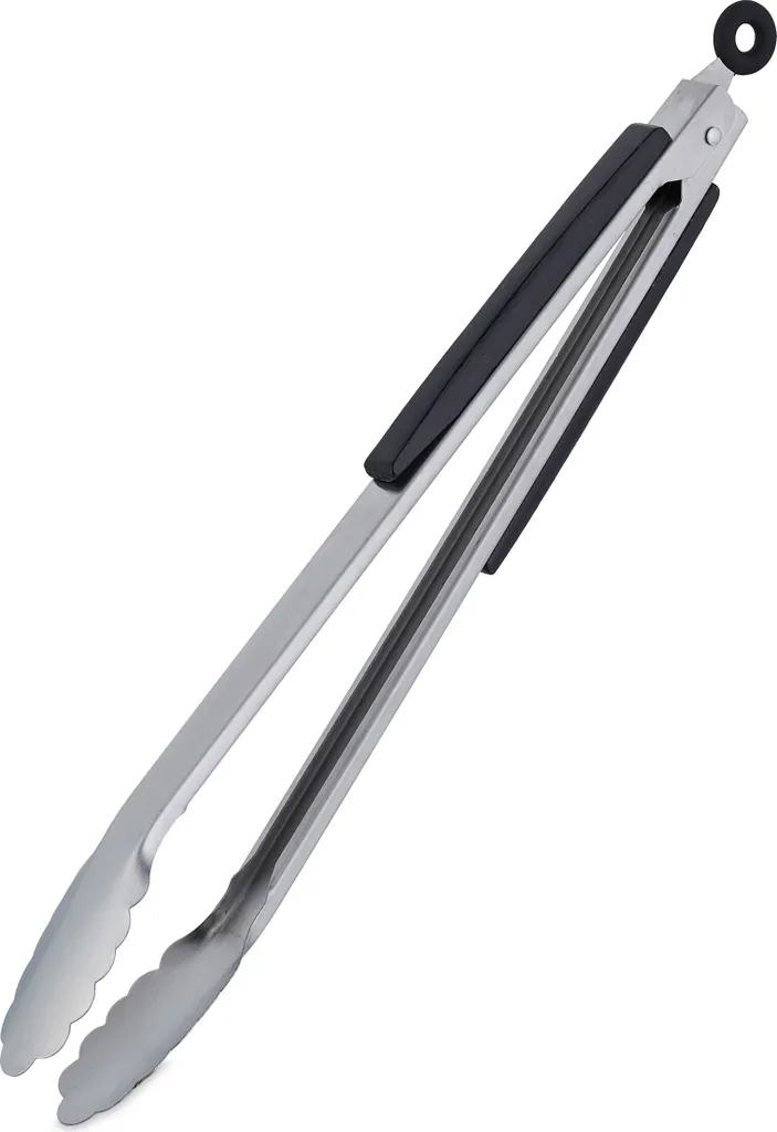 Relaxdays 6x Pince à barbecue en acier inoxydable de 24 cm de long