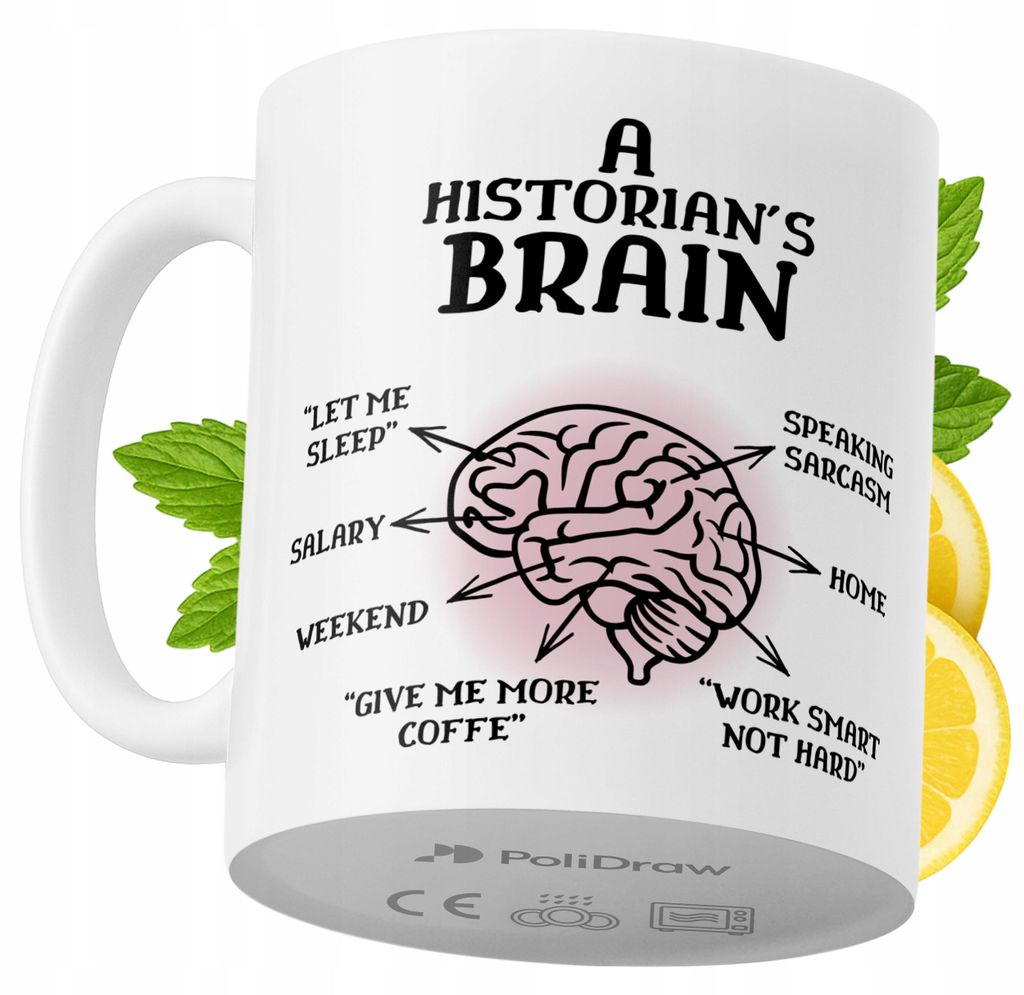 Lustige Kaffeetasse mit witzigem Textdesign für Historiker - ideal für Geburtstage, Namenstage und Feiertage. Hochwertige Tasse für besondere An...