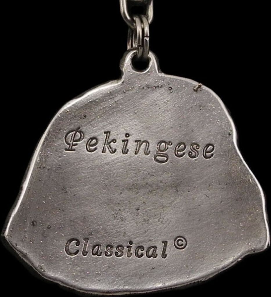 Pekingese, Pekinese, Peking-Palasthund - Hundehalsband, einzigartiger Schmuck für den Hundefan, einzigartiger Kreuzotter-Anhänger der Marke Art-Dog