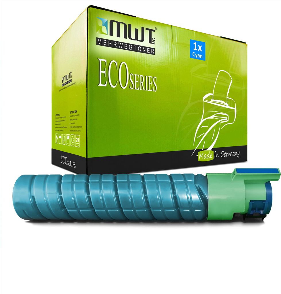 1 Mehrwegtoner kompatible Lasertoner ersetzt Ricoh 888283 TYPE245 Cyan