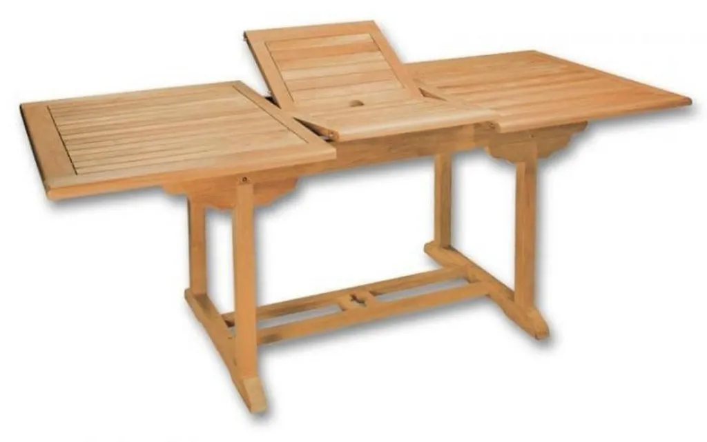 Table pliante de jardin Mountfield Gentle : Gain de place en teck durable