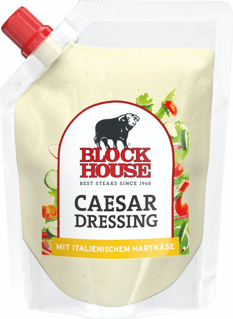 BLOCK HOUSE Salatdressing CAESAR, 250ml Folienbeutel