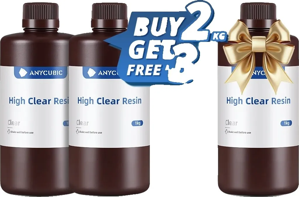 Resina Anycubic High Clear: Guida alla Trasparenza Perfetta 1kg
