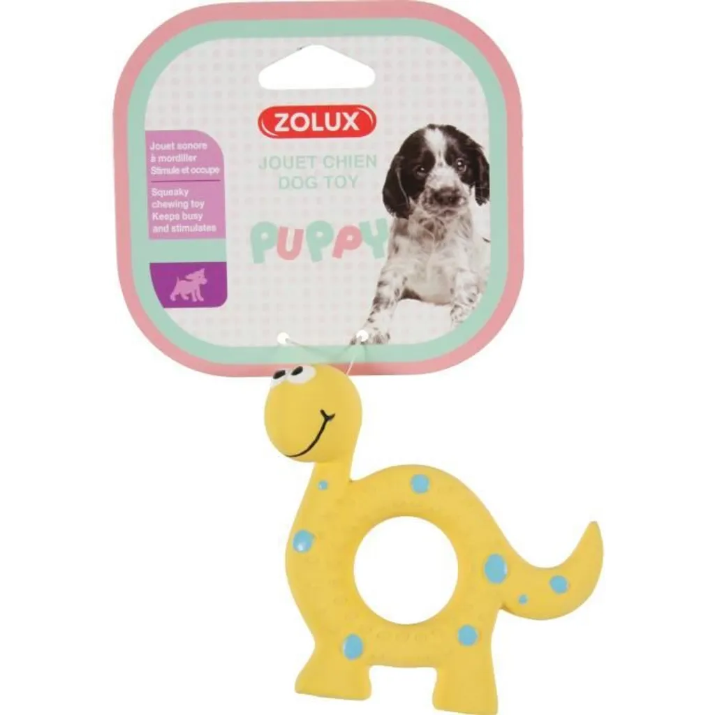 Giocattolo cane cucciolo Dino in lattice Zolux