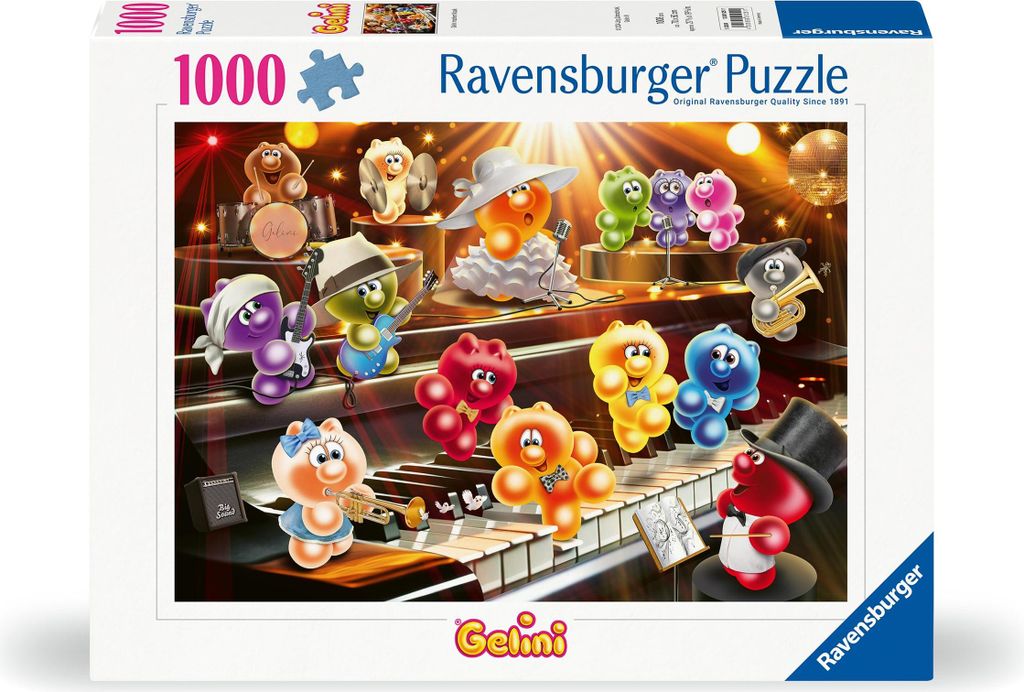 Ravensburger Puzzle Gelini machen Musik, Erwachsenenpuzzle, Immagine del prodotto 