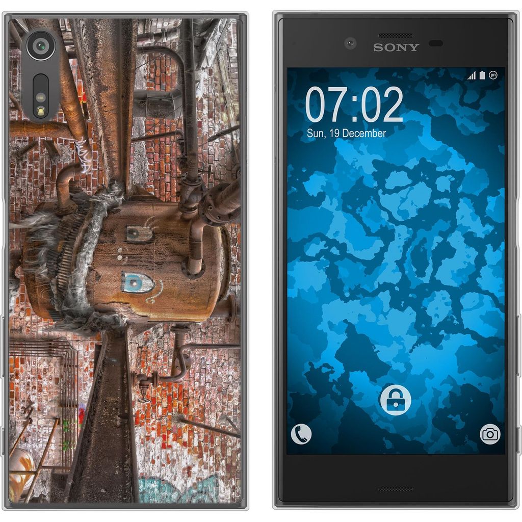 PhoneNatic Case kompatibel mit Sony Xperia XZs Silikon-Hülle Urban M1