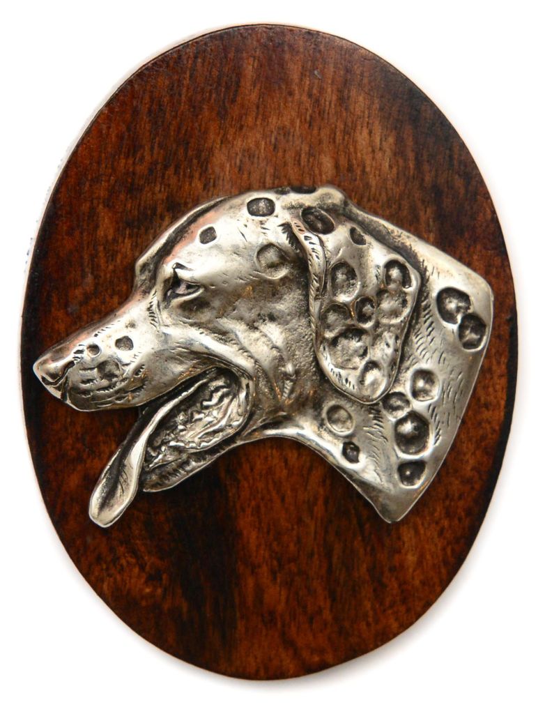 Dalmatiner, Dalmatinac - Hundeausstellungsbrosche, Startnummernclip, Hundeanstecker von Art-Dog