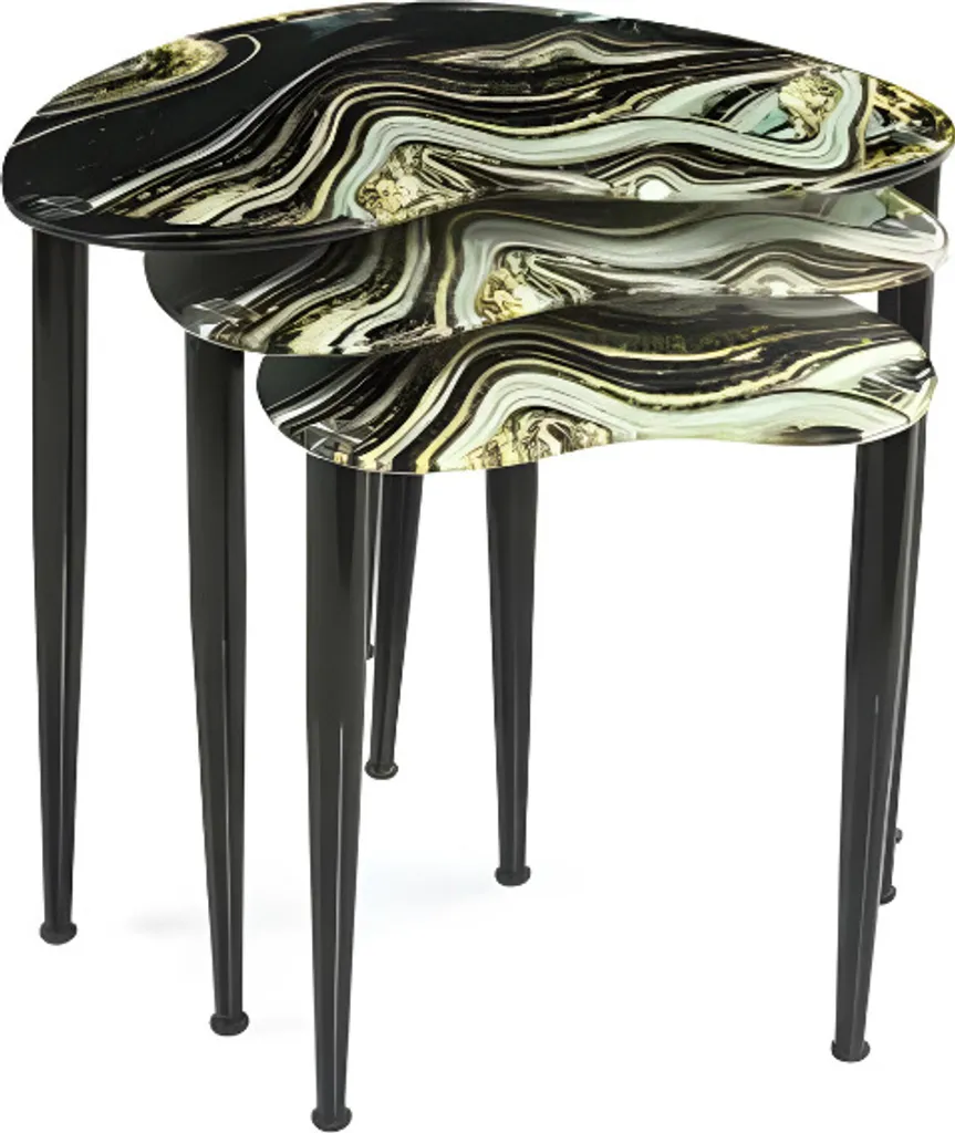 Table basse en verre incassable et facile à nettoyer - Set Designer