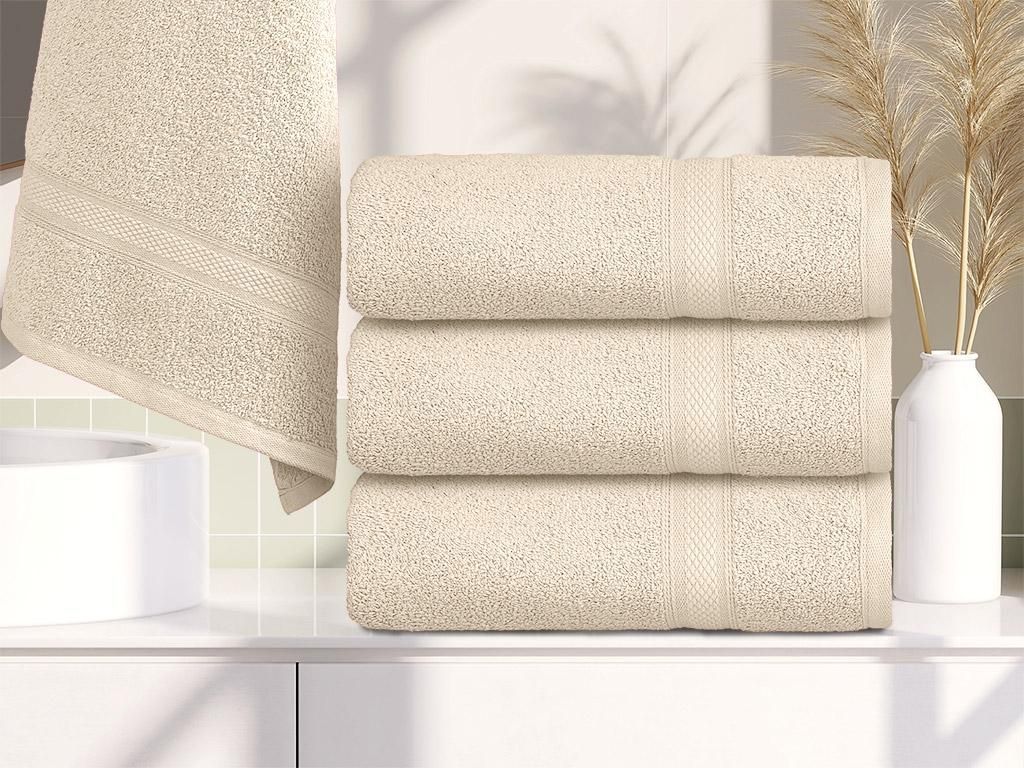 Asciugamano CLARYSSE ELEGANCE 60x110 cm color crema, 100% Immagine del prodotto 