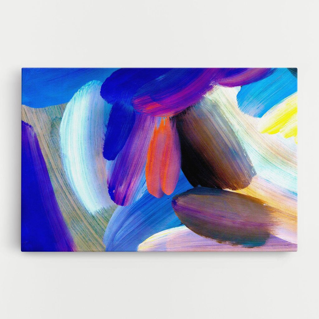 ARTHUB Leinwandbild 30x40 cm, Colorful Abstract | Wohnzimmerdekoration, Hängende Bilder, Wanddekoration, Heimdekoration, Abstrakte, Abstrakte Kunst