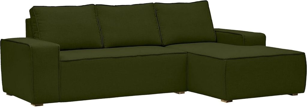 Tulpaner Ausziehbares Ecksofa 268 x 162 cm mit Schlaffunktion Relaxfunktion, Polstermöbel, Moderne Couch fürs Wohnzimmer, Ausrichtung rechts