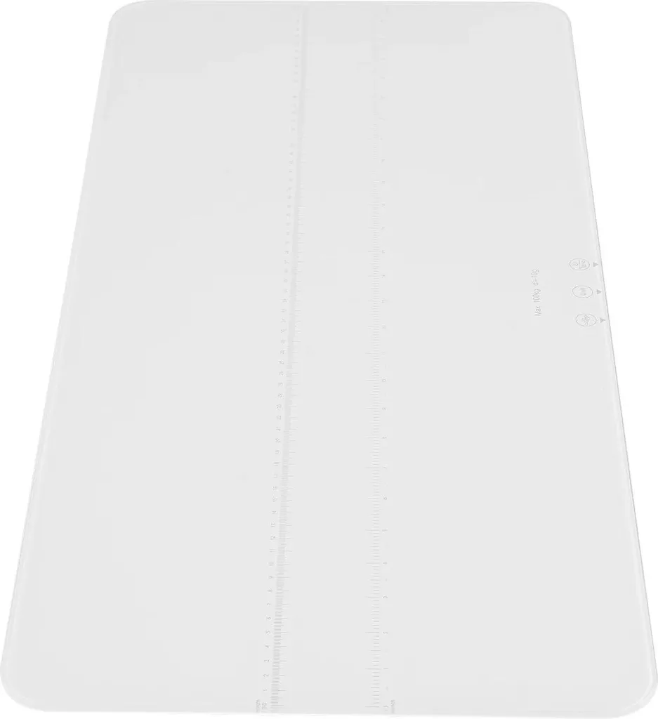 Bilancia Digitale Minimal Bianco 100kg - Design Moderno in Vetro Temperato