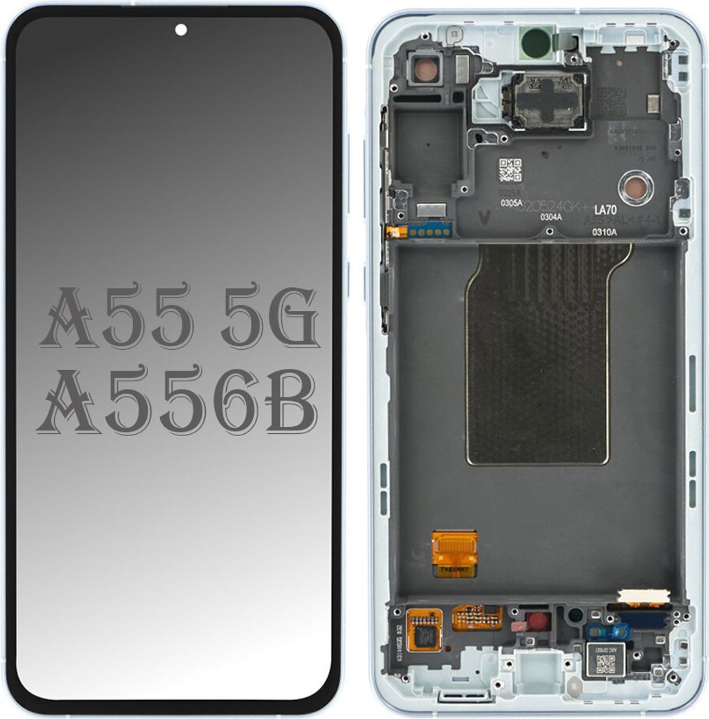 Original AMOLED Display Touchscreen Bildschirm Rahmen Hell Produktbild 