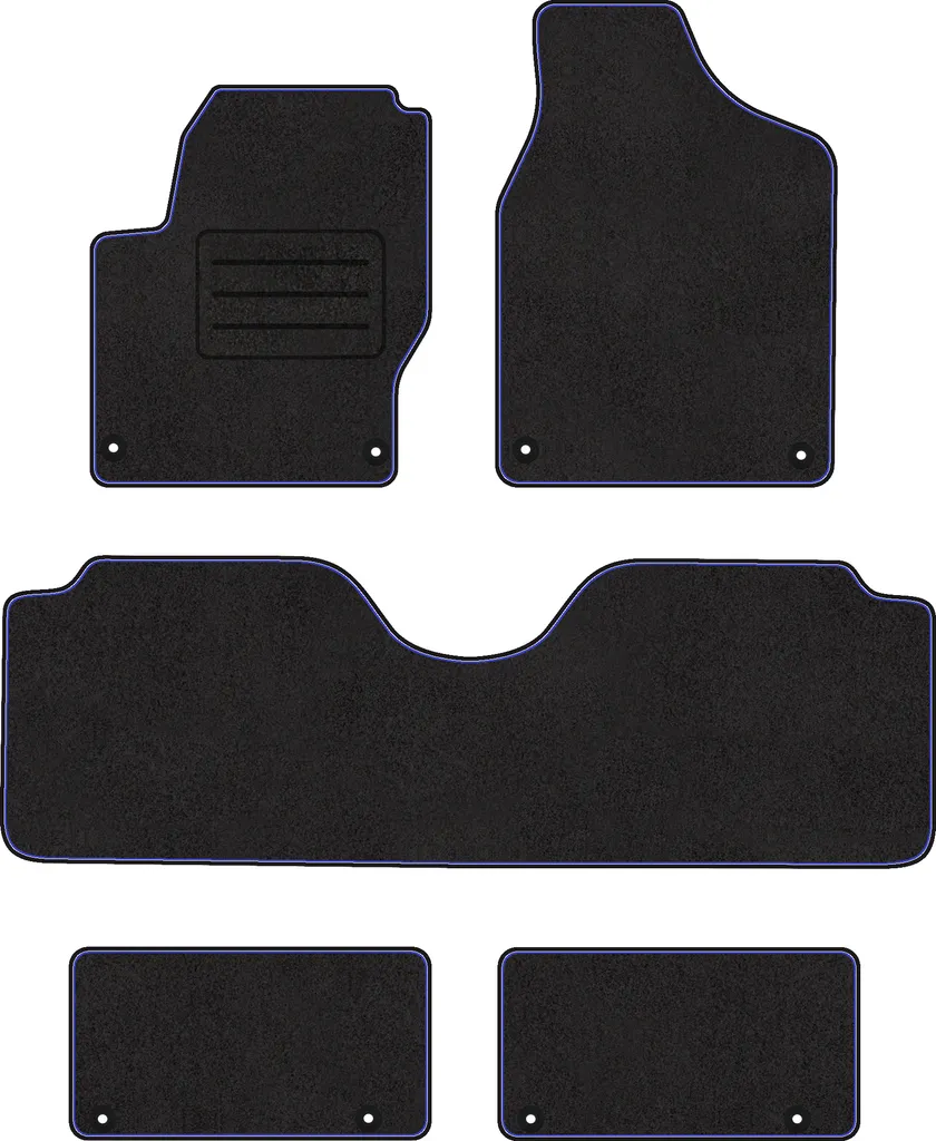 Set di tappetini compatibile per Seat Alhambra I, tipo 7V8, 7V9