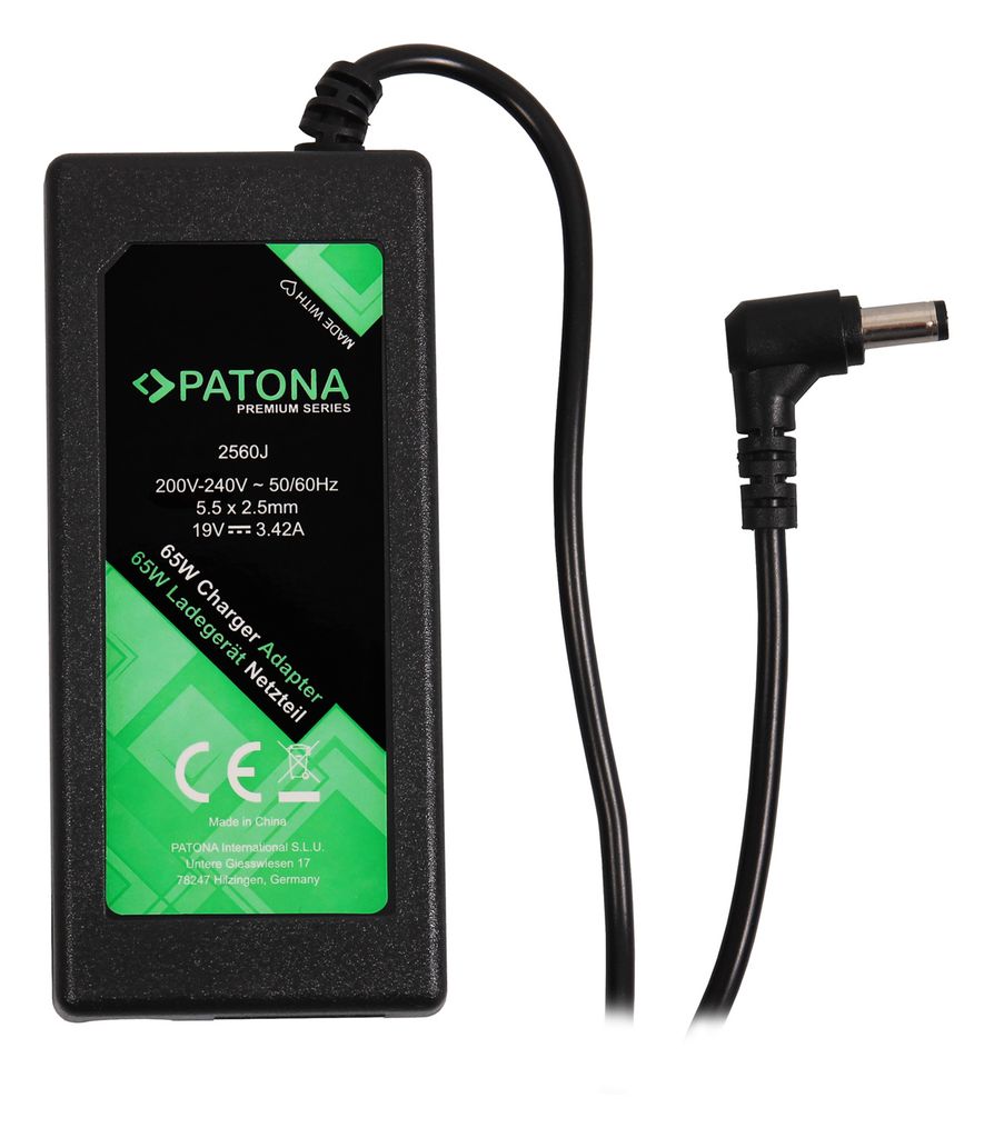 PATONA 2560, Vnitřní, AC, 3,42 A, Černá Obrázek produktu 