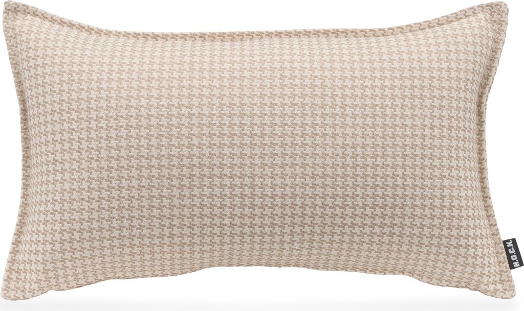 H.O.C.K. Bobo Kissen mit Biese 50x30cm kleingemustert col. 2 beige