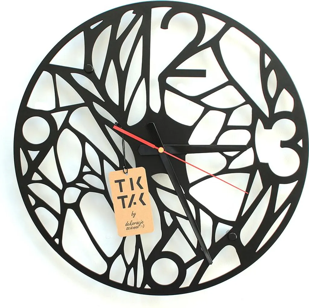 Horloge murale silencieuse Grasso pour décorer un bureau ou un grand salon