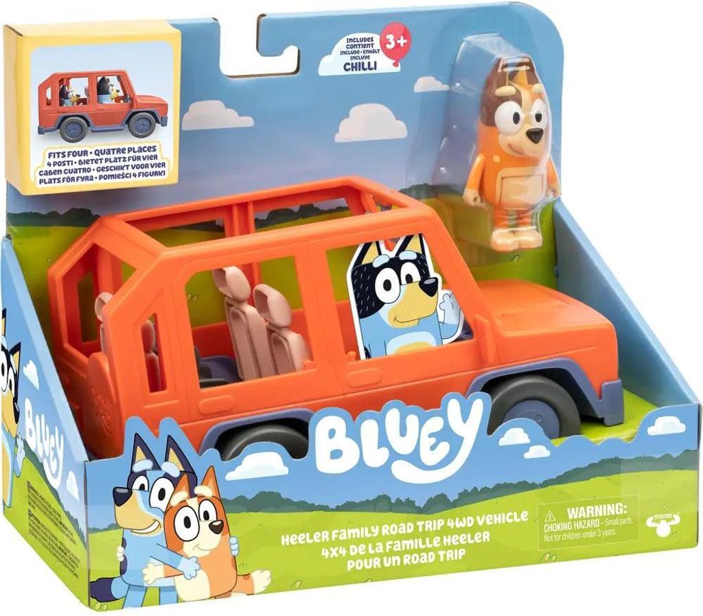 Moose Toys BLUEY S11 Heeler rodzinna wycieczka - samochód Zdjęcie produktu 