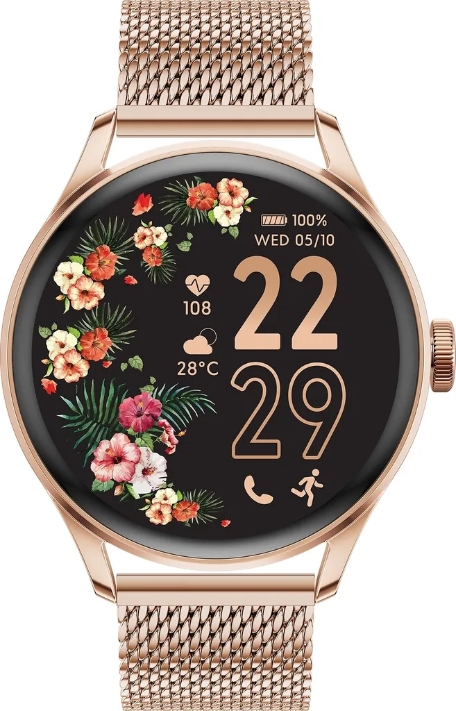 Ice Smart 2.0 Écran AMOLED avec bracelet Milan Rosegold haute précision
