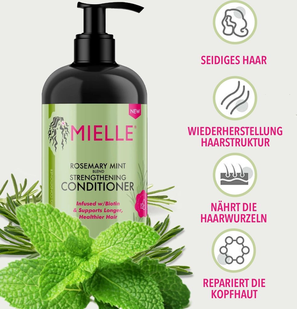 Haarpflege Rosmarin Set Shampoo + Conditioner + Haarmaske + Produktbild 8