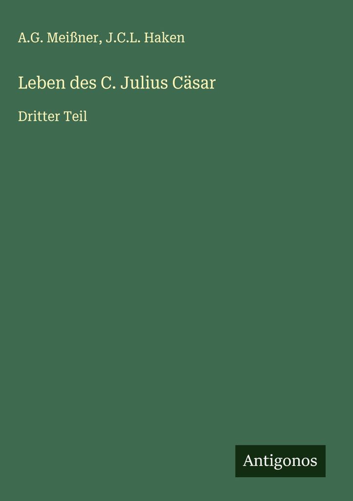 Leben des C. Julius Cäsar