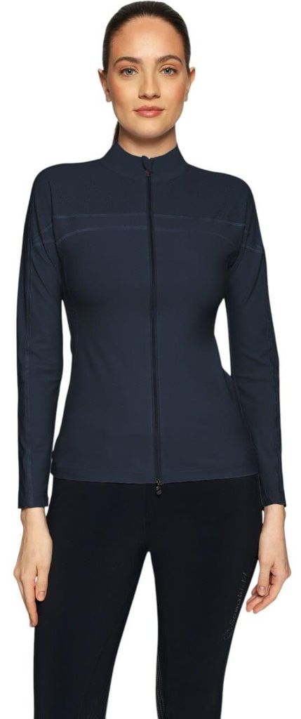 Samshield Trainingsjacke Damen Evelya FS 2026 Zip-Jacke Navy L