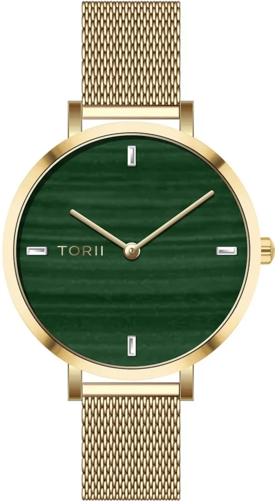 Montre femme TORII G37GS.F4 verte fashion au design élégant et épuré