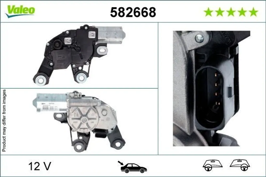 Moteur de lunette arrière pour Porsche Macan - Qualité Valeo 582668