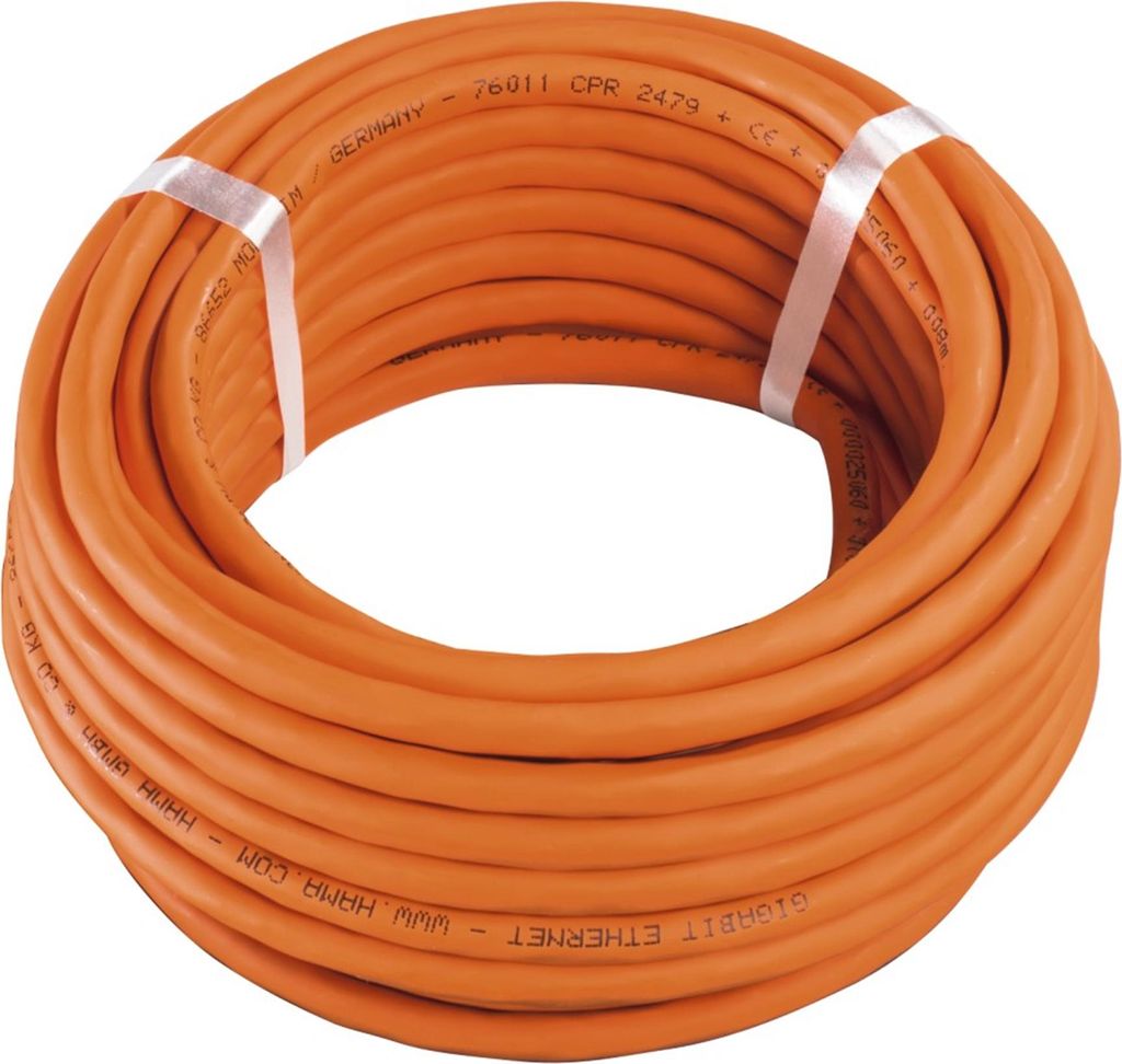 Hama Netzwerkkabel CAT-7, 10 Gbit/s, S/FTP, 25 m Rolle