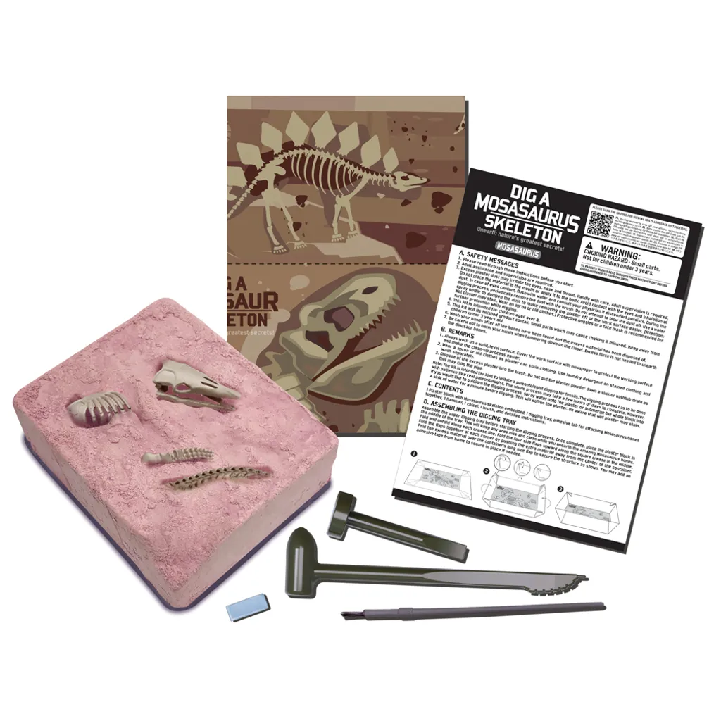 Activité éducative KidzLabs Dig A Mosasaurus pour petit paléontologue 4M - 3
