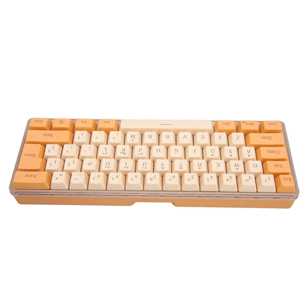 Clavier mécanique compact 61 touches RGB pour gagner de la place USB