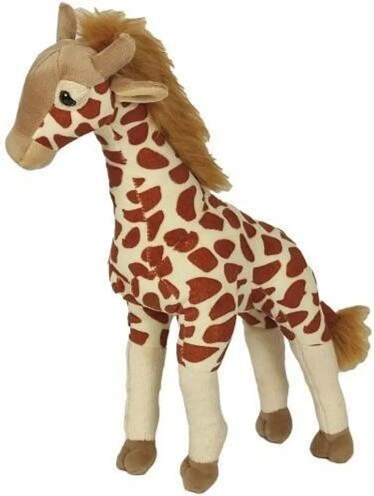 Petite girafe en peluche toute douce 28 cm aux détails réalistes