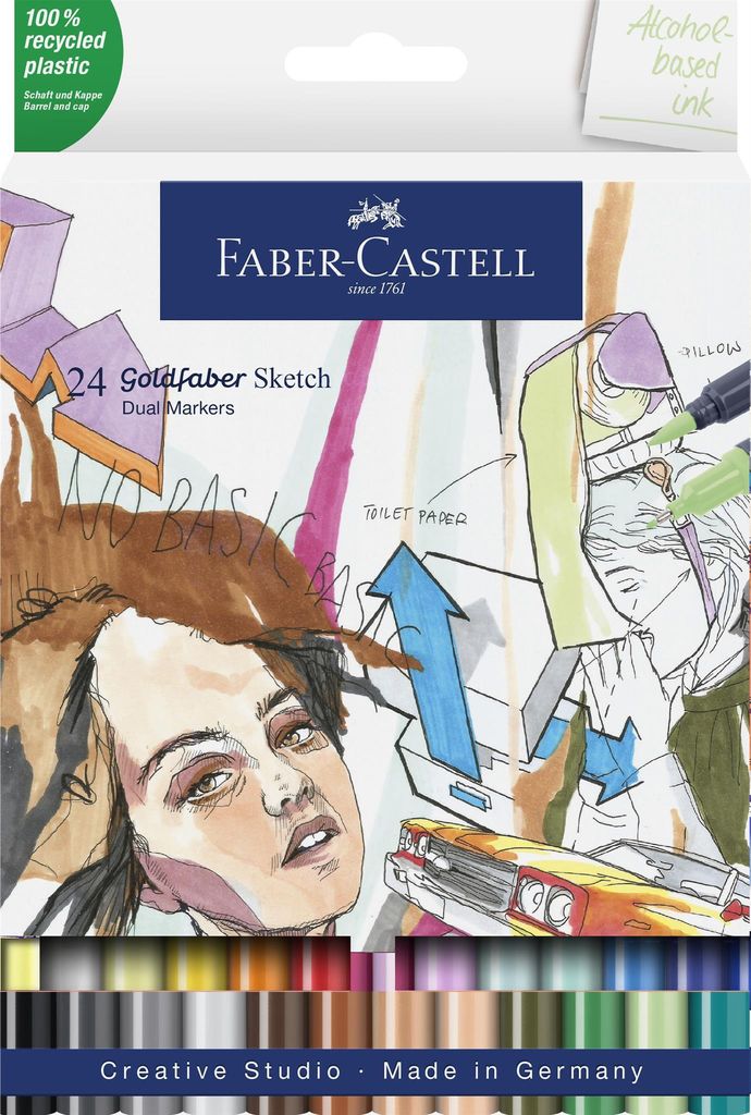 Faber-Castell 164724, 24 Stück(e), Mehrfarbig, Feine Produktbild 