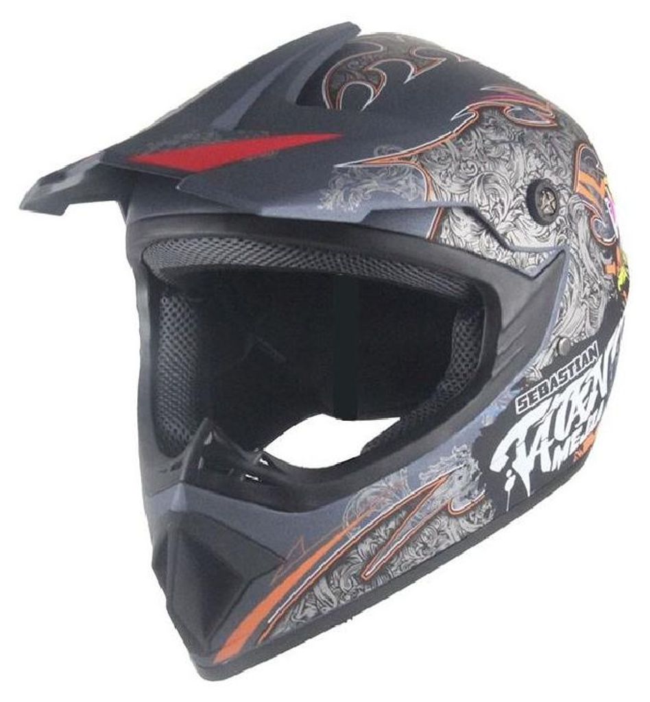 Crosshelm Helm Kinderhelm Motorradhelm Motocross Quad Mejia Produktbild 