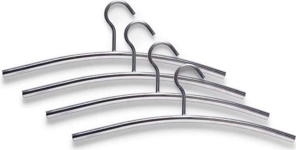 Edelstahlbügel - 4er Set - langlebig - 43,5 x 15