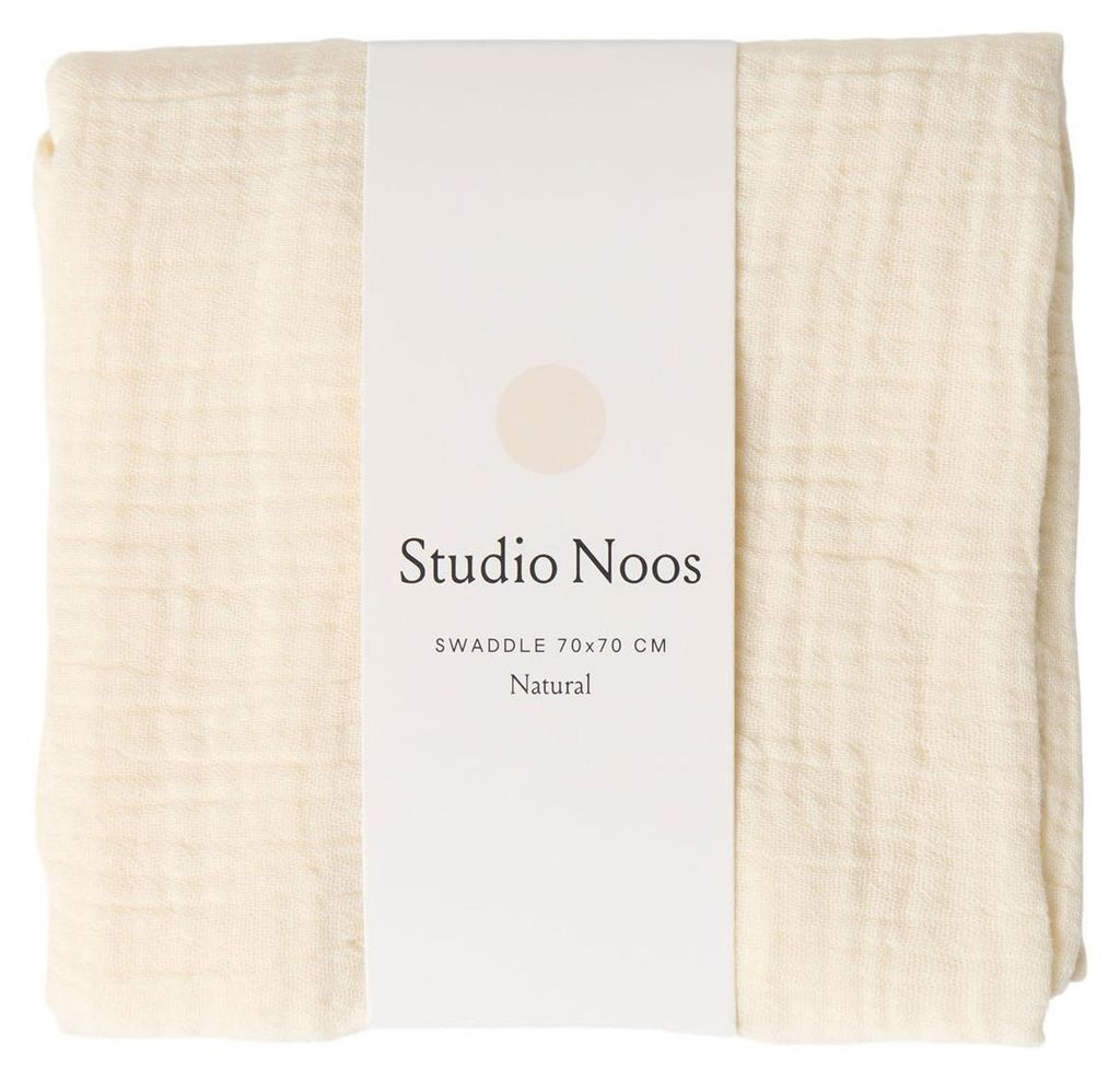 Studio Noos Swaddle - Natur - 70x70 cm Produktbild 