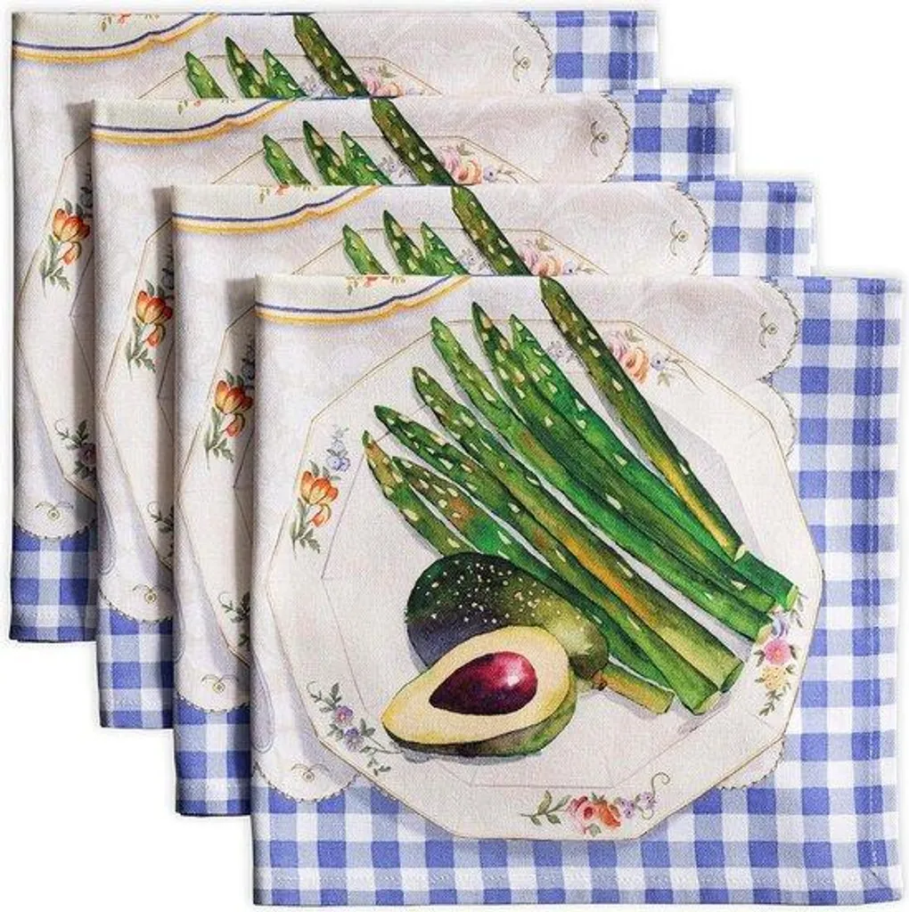 Serviettes en coton absorbant 45x45 cm, lavables et ultra résistantes