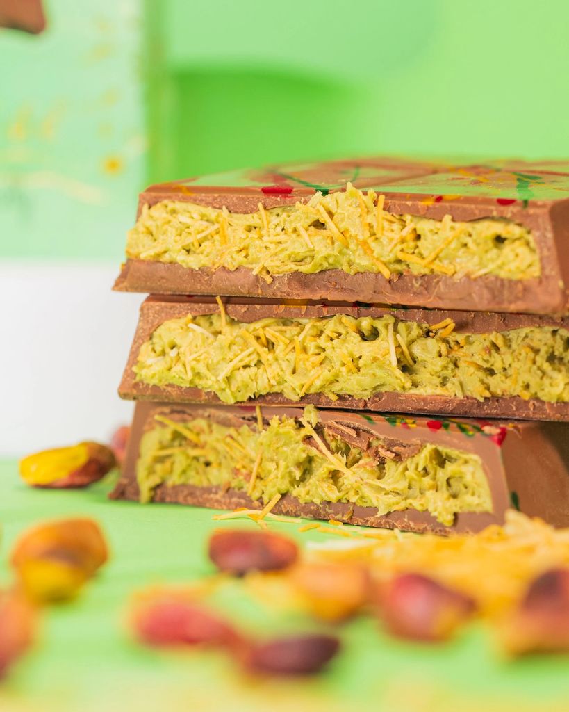 Dubai Schokolade mit Pistazien und Kadayif 200g Produktbild 5