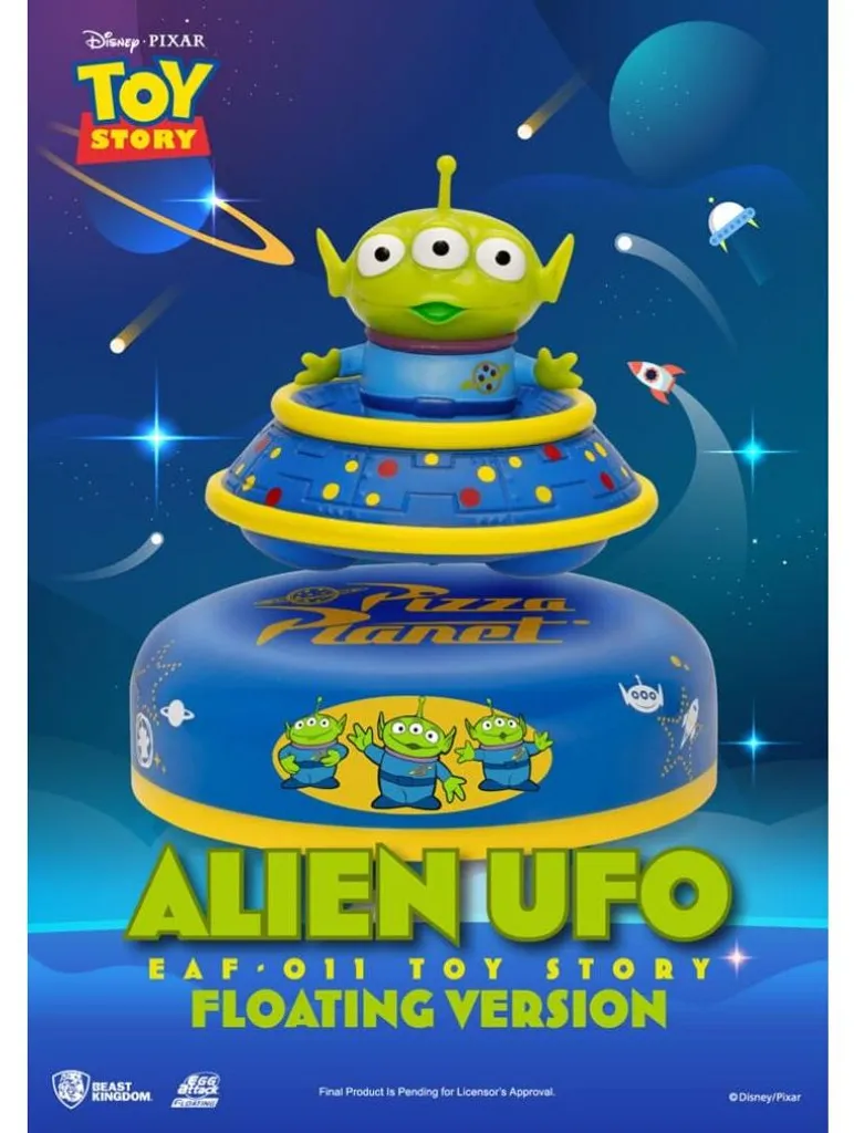 Alien Toy Story Egg Attack 6 cm : Figurine OVNI à lévitation réelle