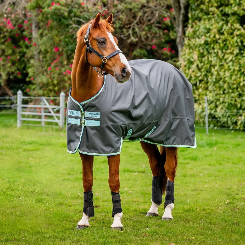 Horseware Amigo Hero Ripstop 50g coperta impermeabile Blue Haze e Navy, misura: 6'6 - 2